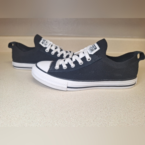 Converse Black and White Low-Top Sneakers - Picture 1 of 7